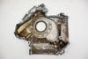 Engine Timing Chain Cover / Crankcase Sealing Flange 06E103173BM — photo 2