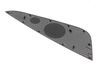 Dash Upper Center Air Vent Grille / Trim 8W1819636B — photo 2